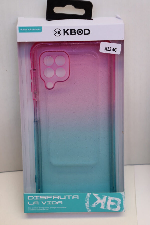 FUNDA 360 SAMSUNG A22 4g ROSA AZUL