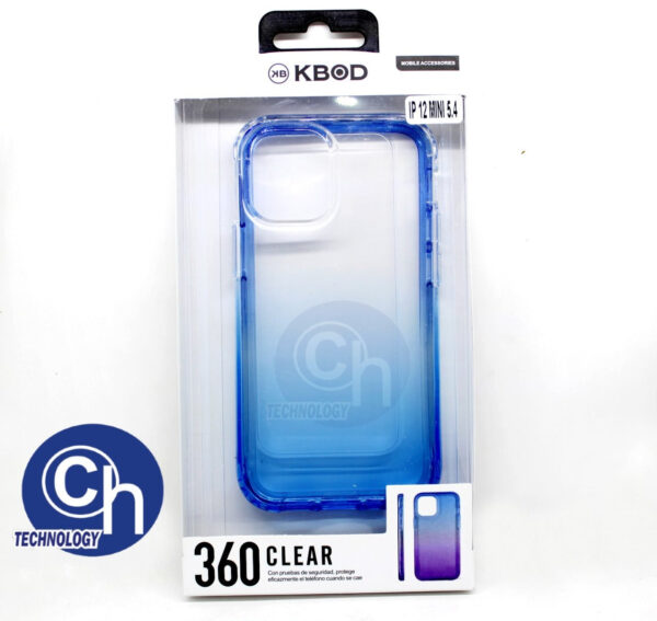 FUNDA 360 IPHONE 12 MINI AZUL