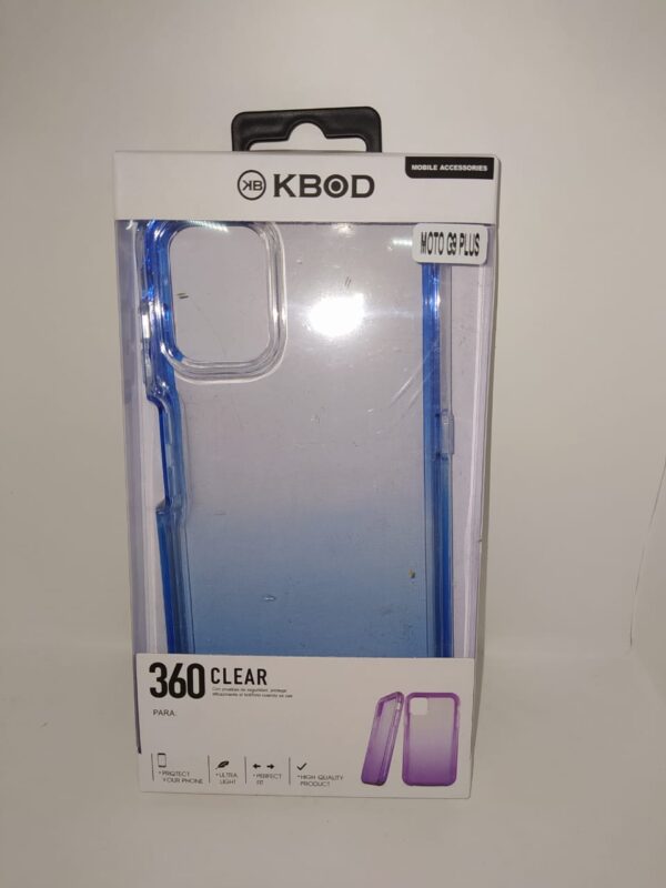FUNDA 360 MOTO G9 PLUS  AZUL