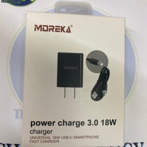 CARGADOR MOREKA TIPO C 3.0 18 W