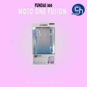 FUNDA 360 MOTO ONE FUSION PLUS TRANSPARE