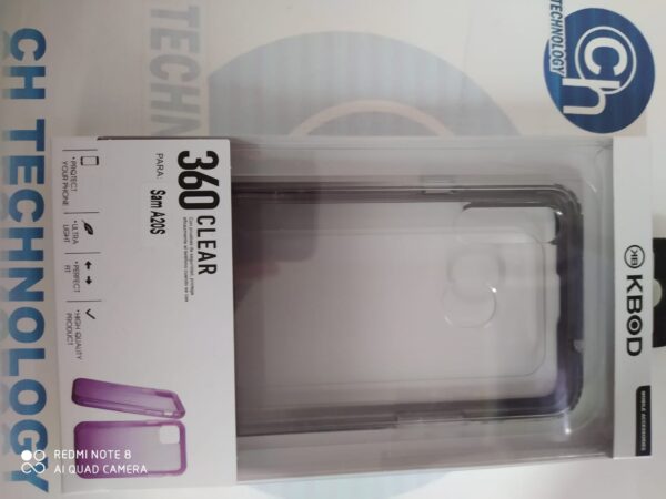 FUNDA 360 SAMSUMG A20S NEGRO
