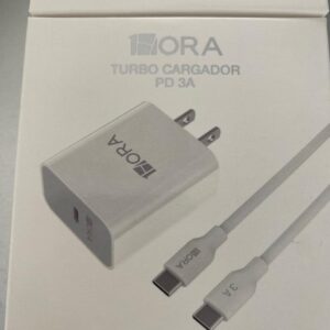 CARGADOR TURBO 1 HORA DE C A C BLANCO