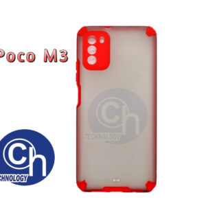 FUNDA MY CHOICE HUMO POCO M3 ROJO