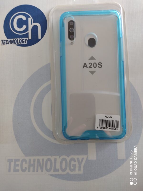 FUNDA ACRIGEL SAMSUNG A20S AZUL