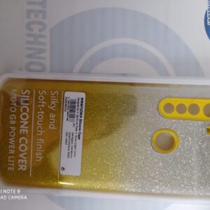 FUNDA GLITTER MOTO G8 POWER LITE BICOLOR