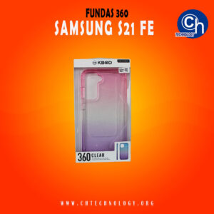 FUNDA 360 SAMSUMG S21 FE ROSA MORADO