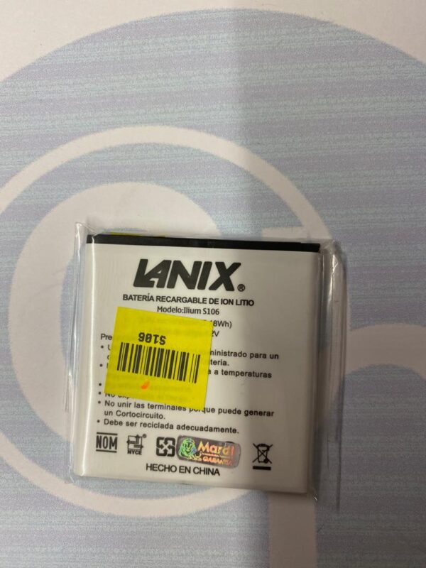 BATERIA LANIX ILIUM S106 X200 X210 X220