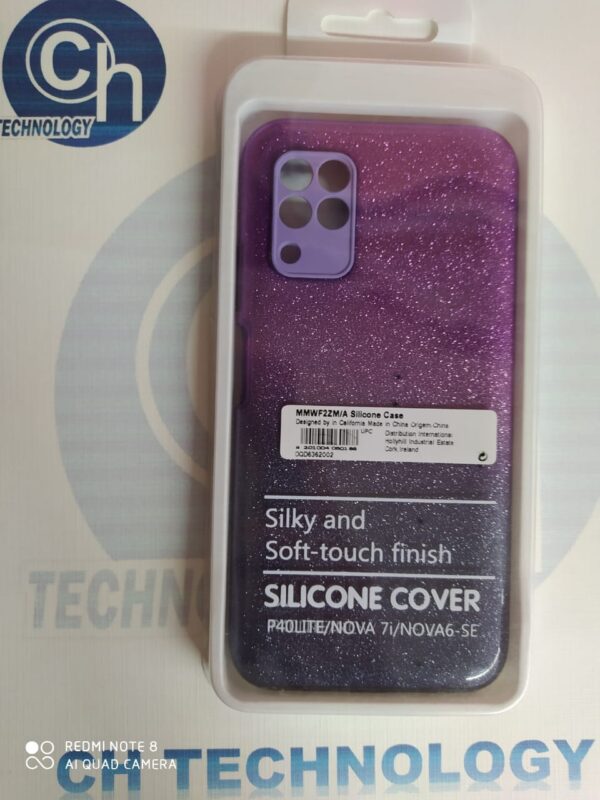 FUNDA GLITTER HUAWEI P40 LITE BICOLOR MO
