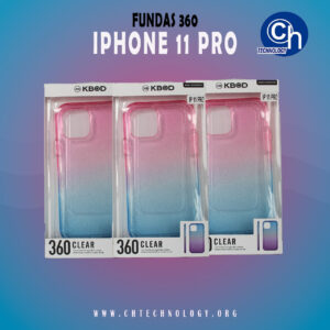 FUNDA 360 IPHONE 11 PRO 5.8 ROSA AZUL