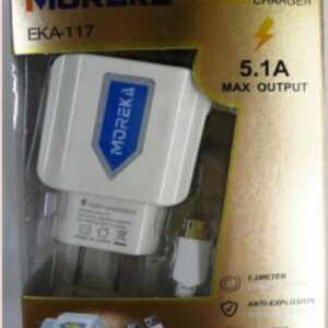 CARGADOR MOREKA COMP V8 3 USB 5.1A
