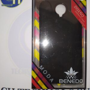 FUNDA SOPORTE CON MICA ZTE L7A NEGRO