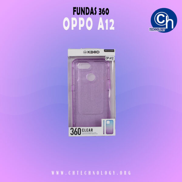 FUNDA 360 OPPO A12 MORADO