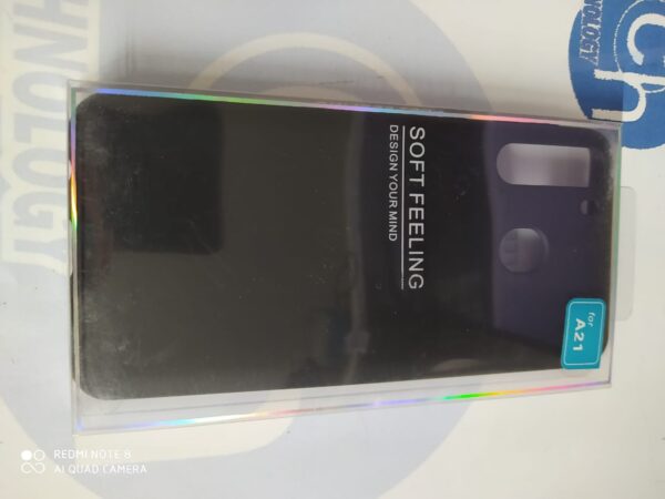 FUNDA JELLY SAMSUNG A21 GRIS