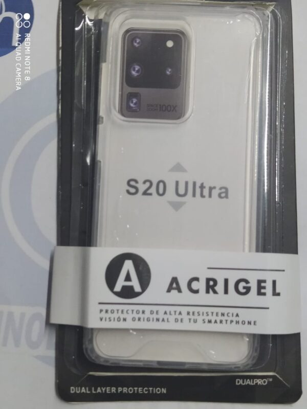 FUNDA ACRIGEL SAMSUNG S20 ULTRA TRANSPAR