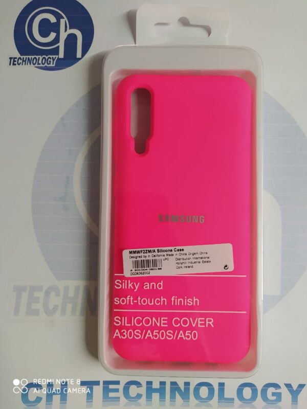 FUNDA NANO SILICON SAMSUNG A50 FUCSIA
