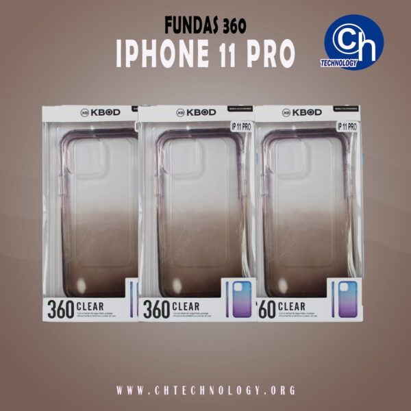 FUNDA 360 IPHONE 11 PRO 5.8 NEGRO
