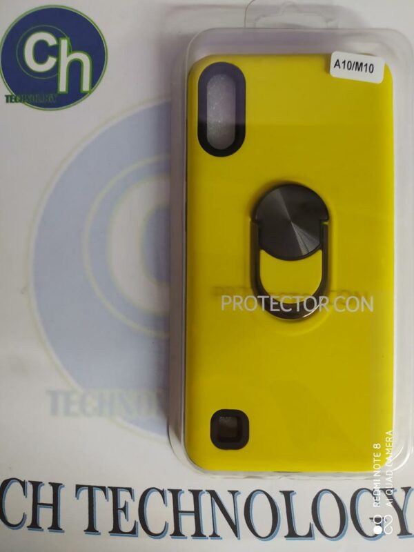 FUNDA 3 EN 1 SAMSUNG A10/M10 AMARILLO