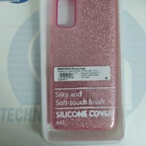 FUNDA GLITTER SAMSUMG A41 ROSA