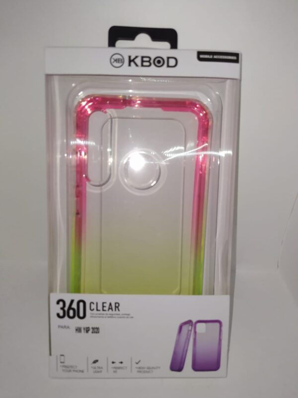 FUNDA 360 HUAWEI Y6P 2020 ROSA AMARILLO