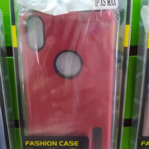 FUNDA 2EN1 IP XS MAX ROJO