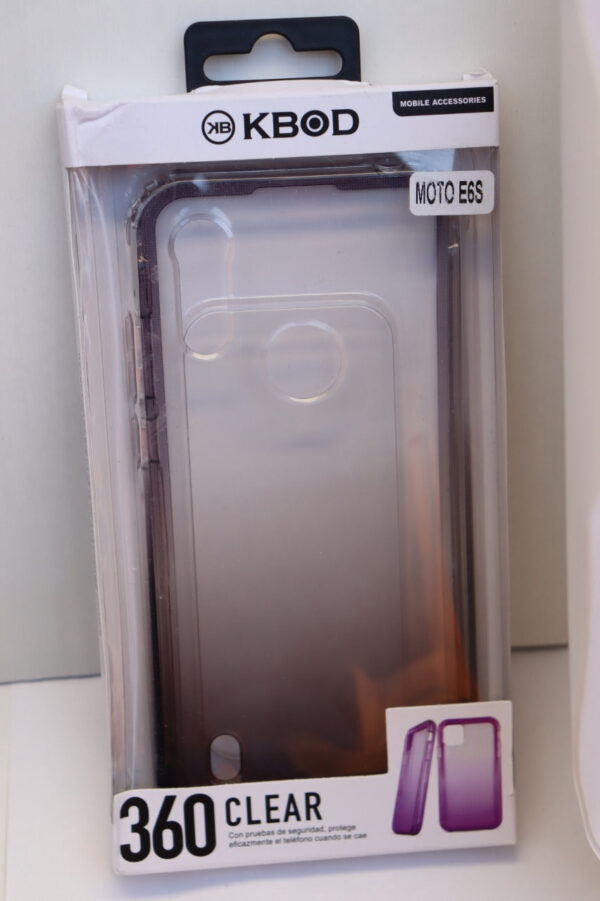 FUNDA 360 MOTO E6S NEGRO