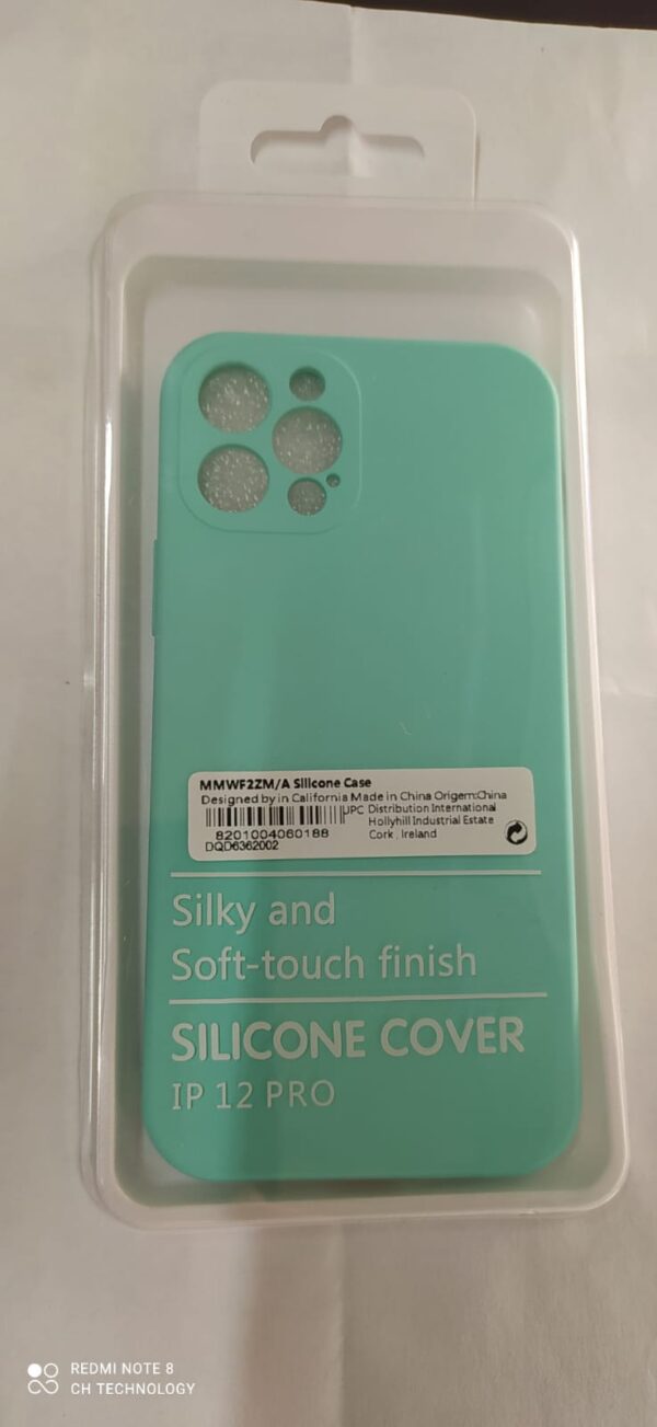 FUNDA NANO SILICON IPHONE 12 PRO AQUA