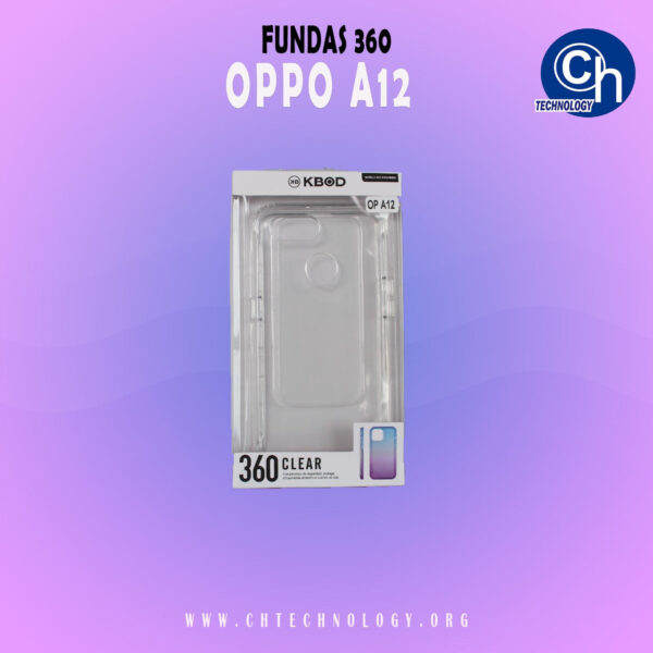 FUNDA 360 OPPO A12 TRANSPARENTE