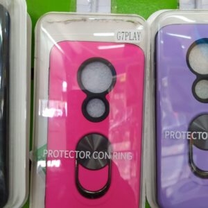 FUNDA 3 EN 1 MOTO G7 PLAY FUCSIA