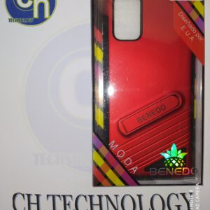 FUNDA SOPORTE CON MICA SAM S11 ROJO