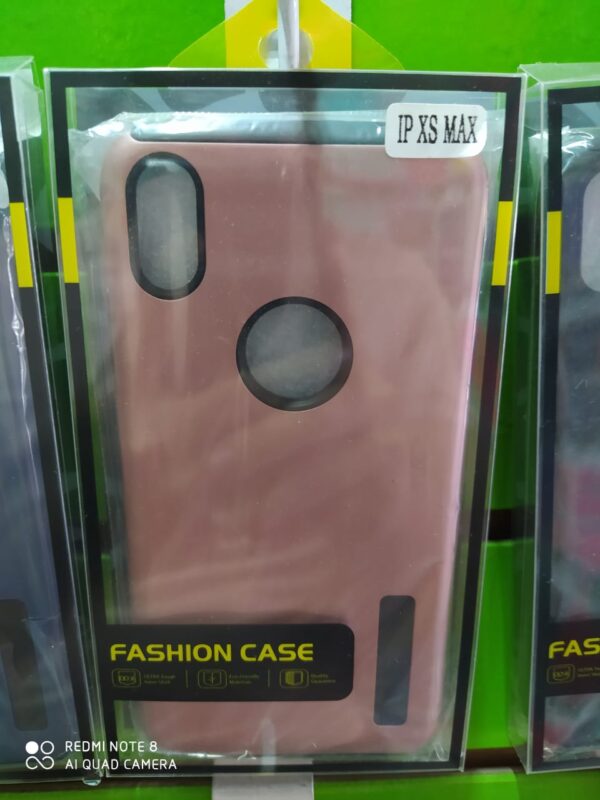 FUNDA 2EN1 IP XS MAX ROSA
