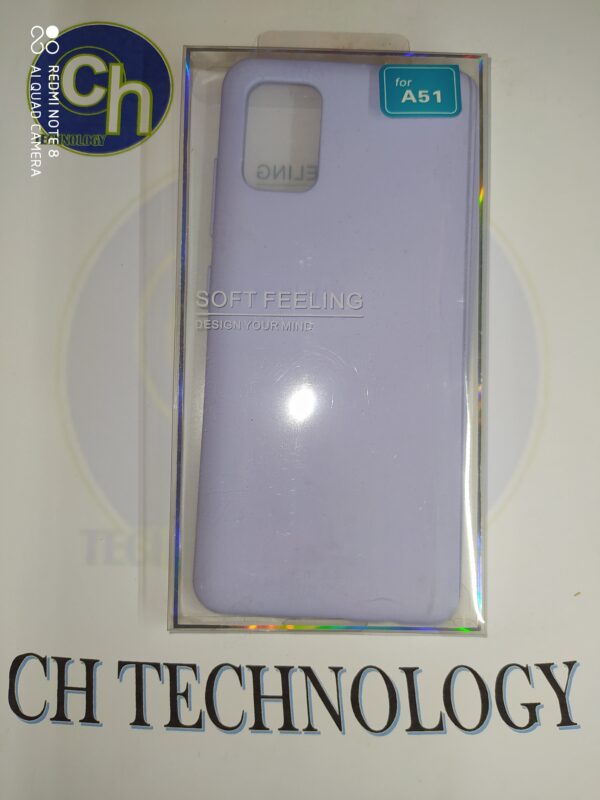 FUNDA JELLY SAMSUNG A51 LILA
