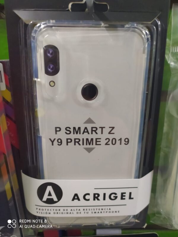 FUNDA ACRIGEL HUAWEI Y9 PRIME TRANSPAREN