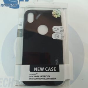FUNDA DUAL PRO NEW CASE IPHONE XR NEGRO