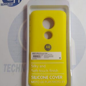 FUNDA NANO SILICON MOTO G6 PLAY/ E5 AMAR
