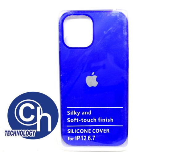 FUNDA NANO SILICON IPHONE 12 6.7 AZUL