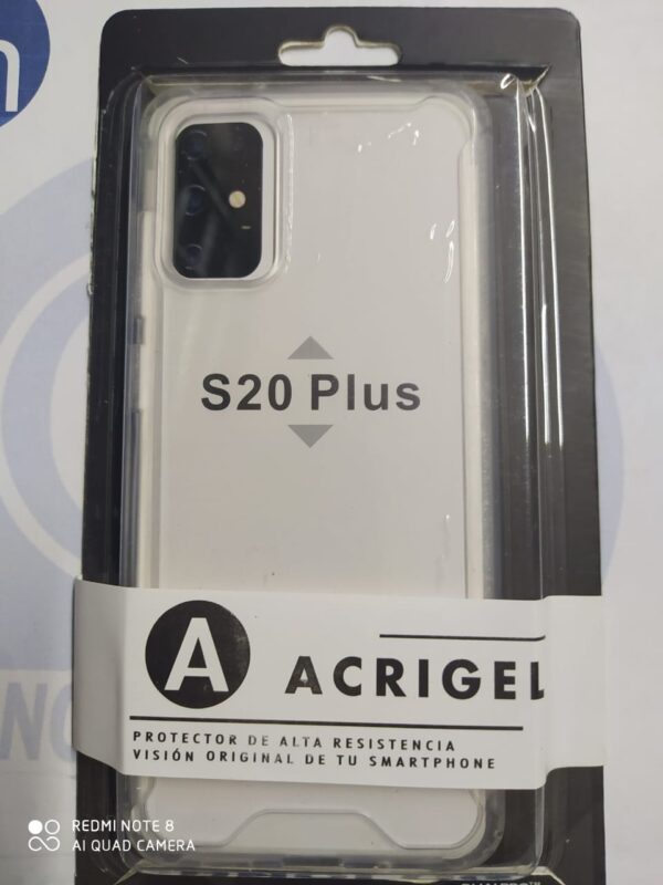 FUNDA ACRIGEL SAMSUNG S20 PLUS TRANSPARE