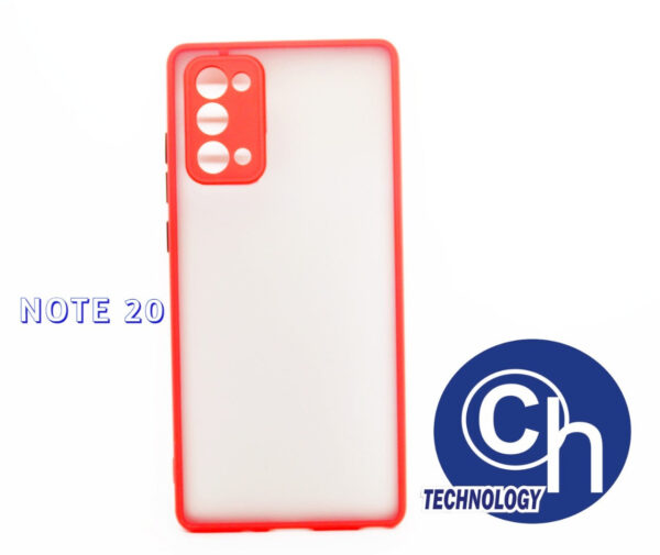 FUNDA MY CHOICE SAMSUNG NOTGE 20 ROJO