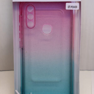 FUNDA 360 MOTO E7I POWER ROSA AZUL