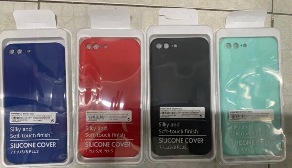 FUNDA NANO SILICONE IPHONE 7/8 PLUS NEGR