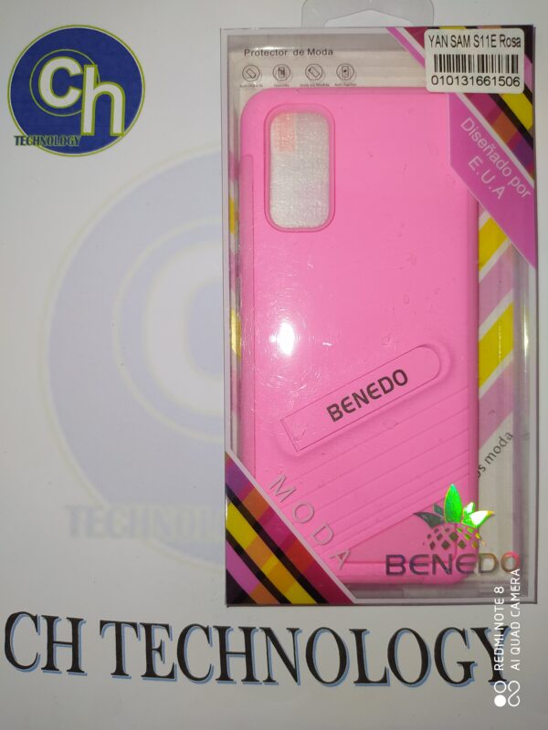 FUNDA SOPORTE CON MICA SAM S11E ROSA