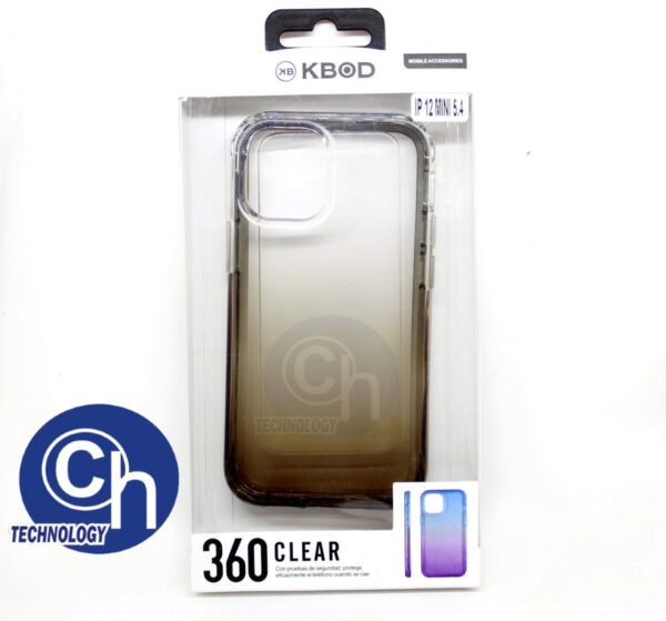 FUNDA 360 IPHONE 12 MINI NEGRO