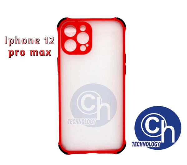 FUNDA MYCH HUMO IPHONE 12 PRO M 6.7 ROJO