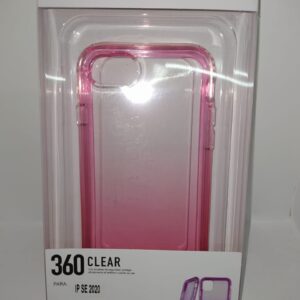 FUNDA 360 IPHONE SE 2020 ROSA MORADO