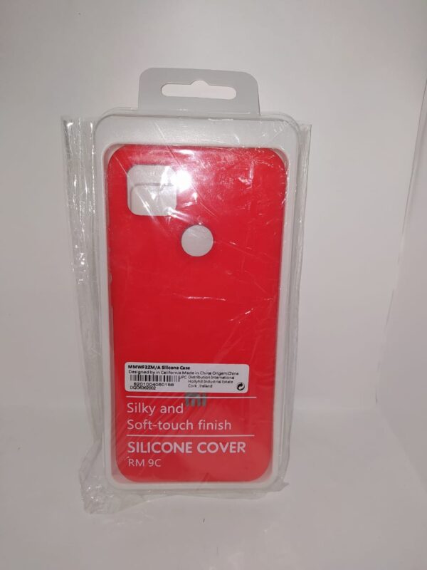 FUNDA NANO SILICON XIAOMI REDMI 9C ROJO